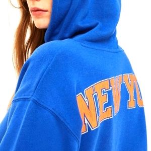 New York knicks crop hoodie